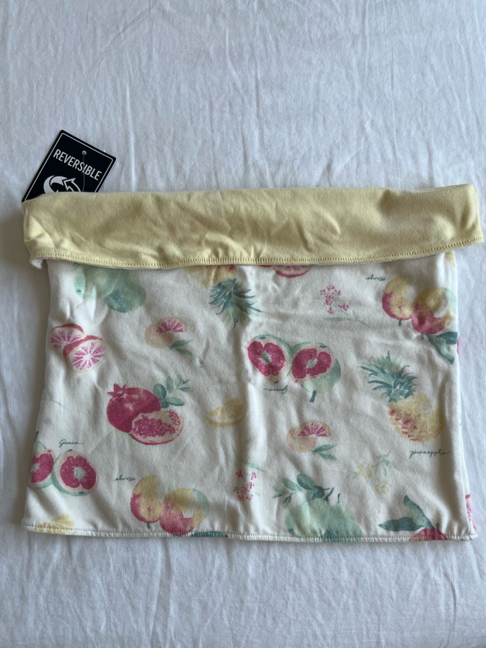 Hollister Reversible Fruit Print Tube Top - Picture 3 of 5